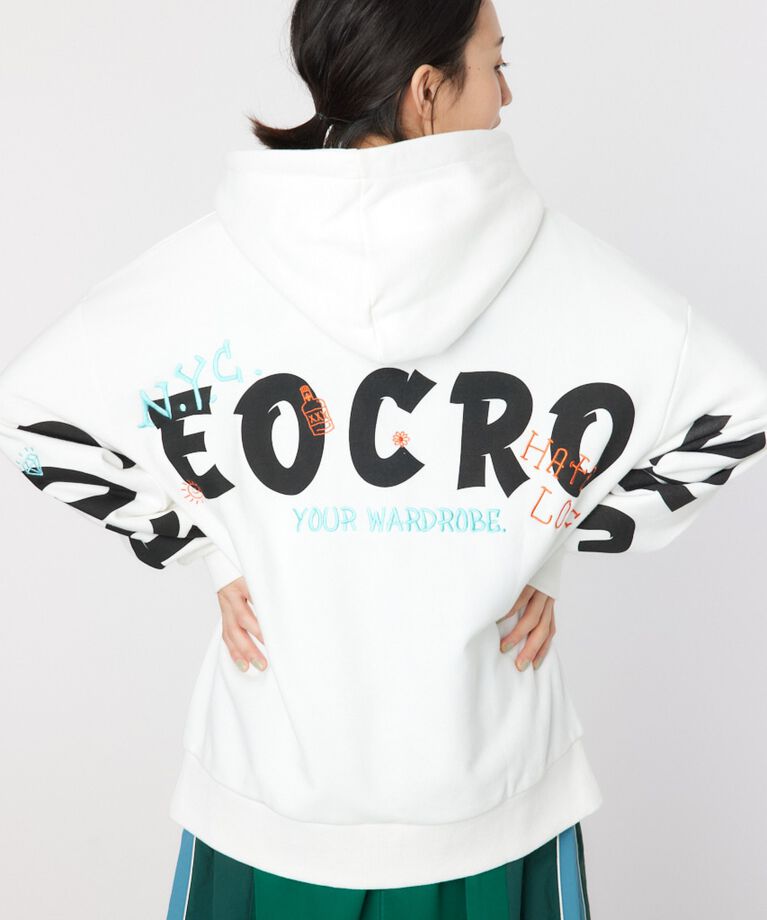 RODEO CROWNS「SKETCH LOGO ジップパーカー」|パーカー|