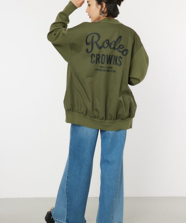 RODEO CROWNS「スウェットライクドッキングニットカーディガン」|カーディガン|