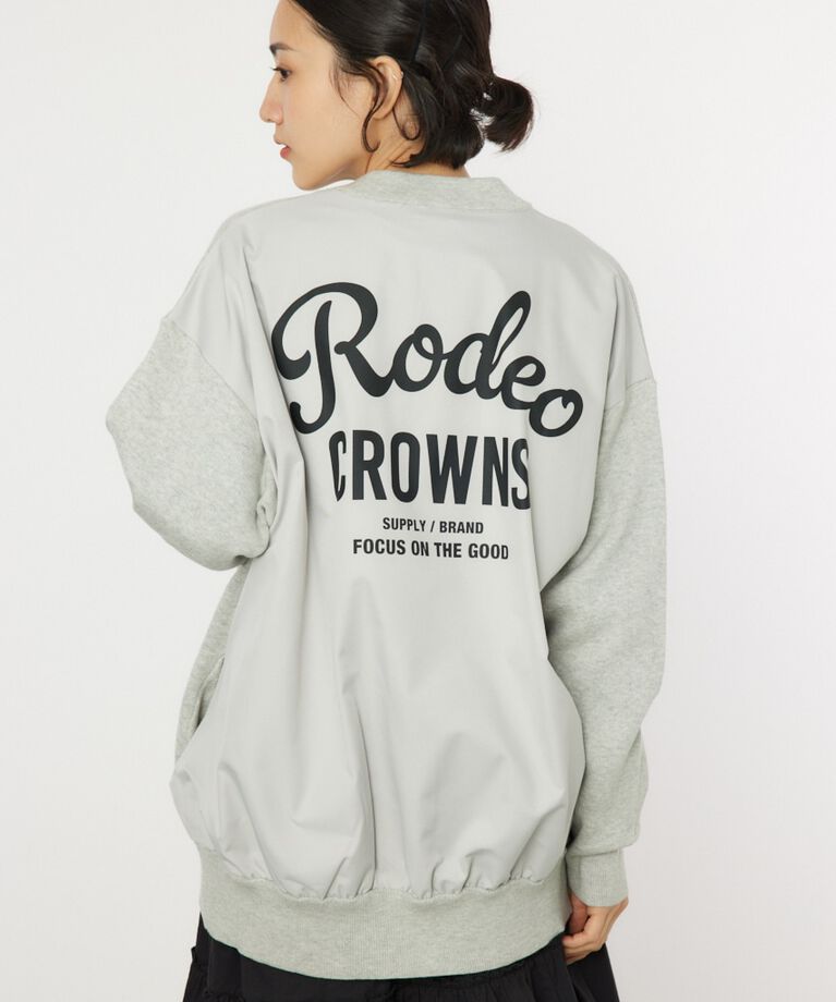 RODEO CROWNS「スウェットライクドッキングニットカーディガン」|カーディガン|