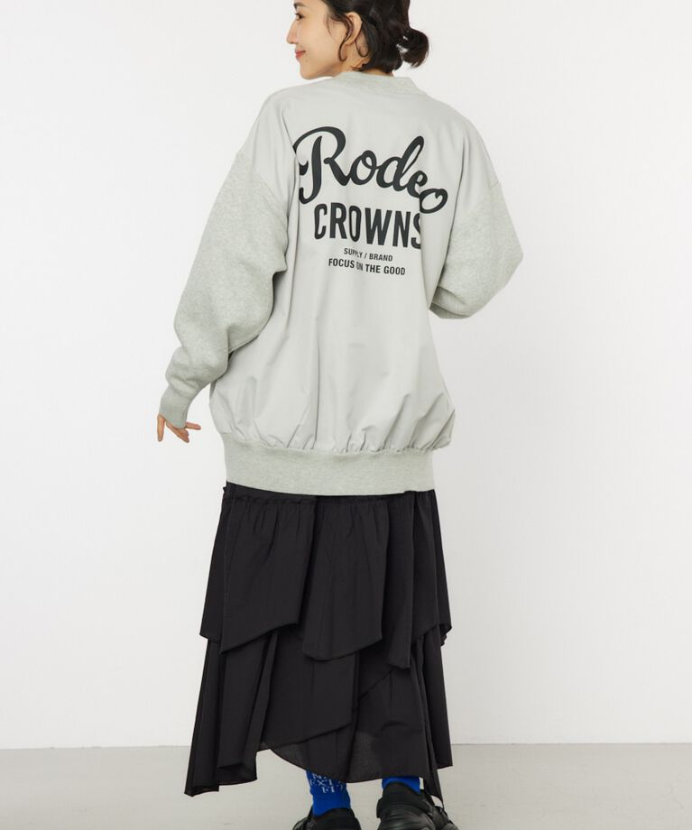 RODEO CROWNS「スウェットライクドッキングニットカーディガン」|カーディガン|