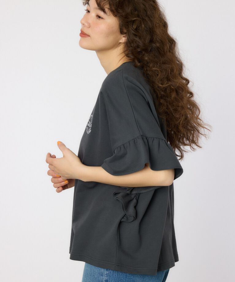 RODEO CROWNS「フリルスリーブトップス」|Tシャツ・カットソー|