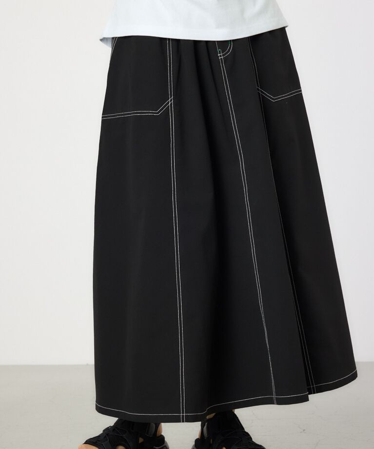 RODEO CROWNS「ストレッチステッチフレアスカート」|その他|BLK