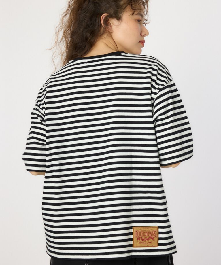 RODEO CROWNS「（UNISEX）デニムポケットパッチTシャツ」|Tシャツ・カットソー|