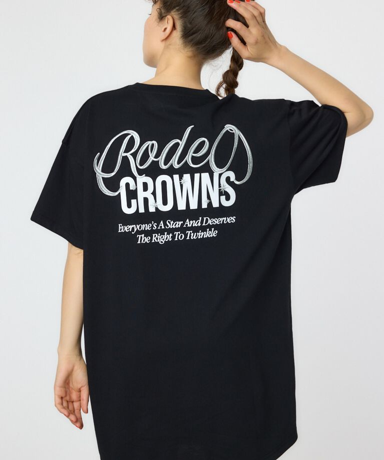 RODEO CROWNS「ラメ糸刺繍ロゴワンピース」|ワンピース|