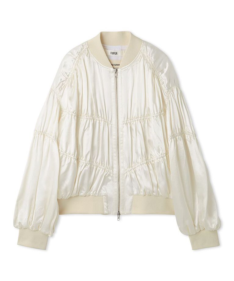 FURFUR「【WEB・一部店舗限定カラー】ギャザーMA1ブルゾン」|ブルゾン・スタジャン|OWHT