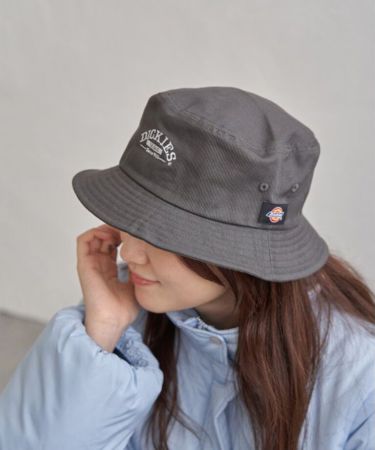 Lbc with Life「Dickies ディッキーズ 刺繍ツイルバケットハット」|その他|チャコール