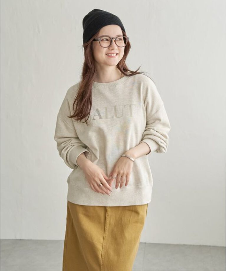 Lbc with Life「ステッチ刺繍ロゴ裏毛プルオーバー」|その他|