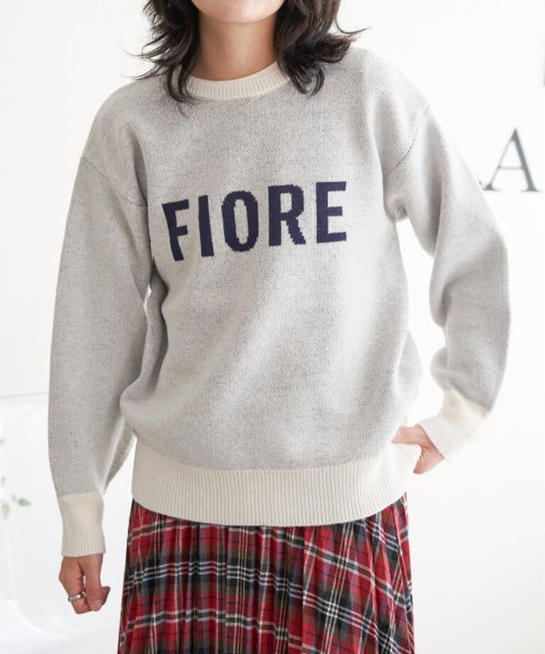 VENCE share style「FIOREロゴジャガードニット」|ニット・セーター|