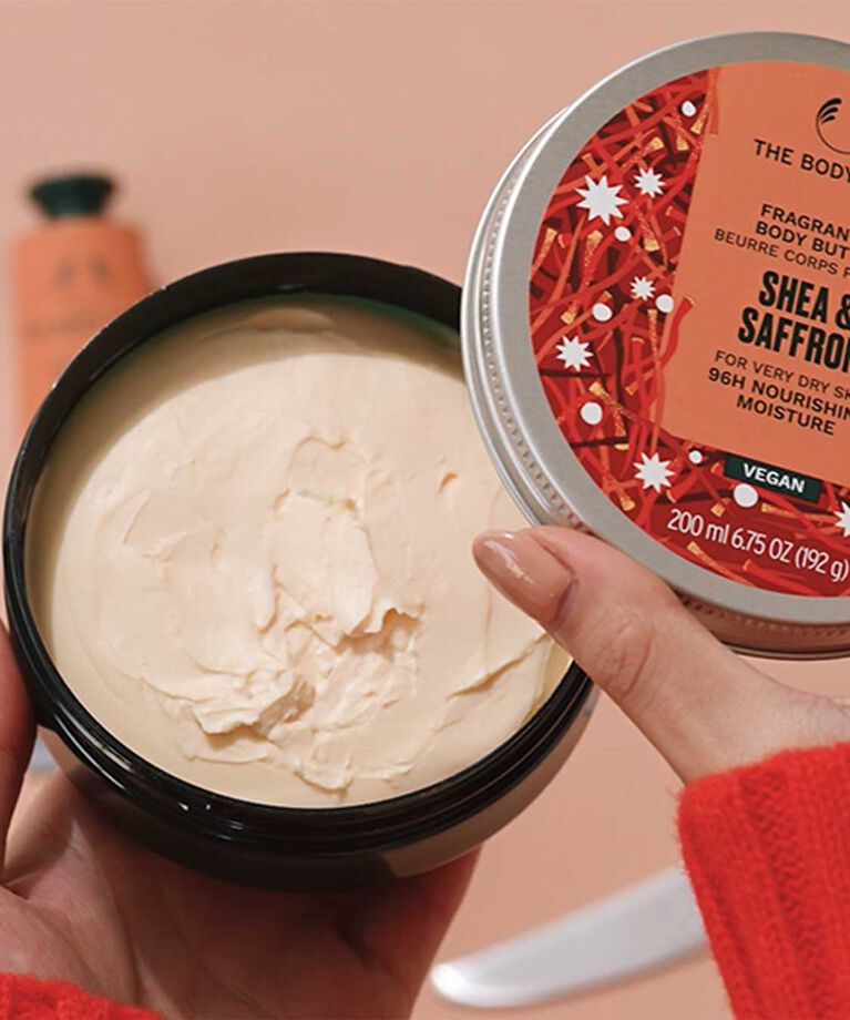 THE BODY SHOP「【数量限定】ボディバター SB サフラン 200mL（香り：サフラン）」|ボディ保湿|