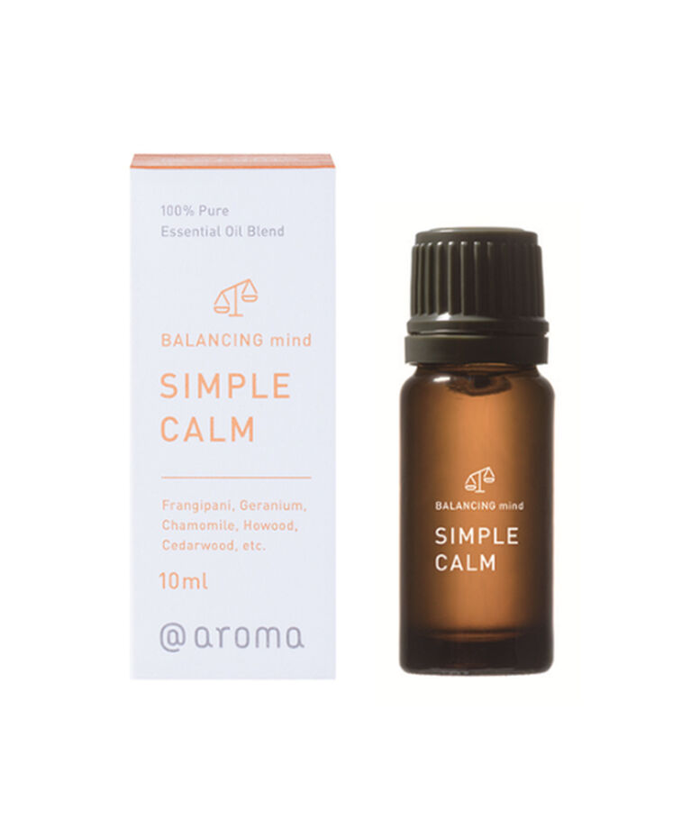  「バランシングマインド シンプルカーム　10ml」|アロマ・ルームフレグランス|シンプルカーム
