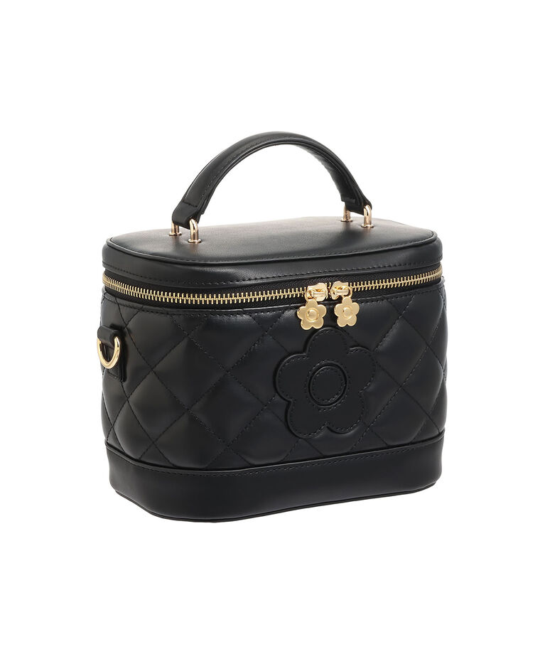 MARY QUANT「デイジーパッチキルトバニティ 2WAYショルダー」|ショルダー・メッセンジャー|