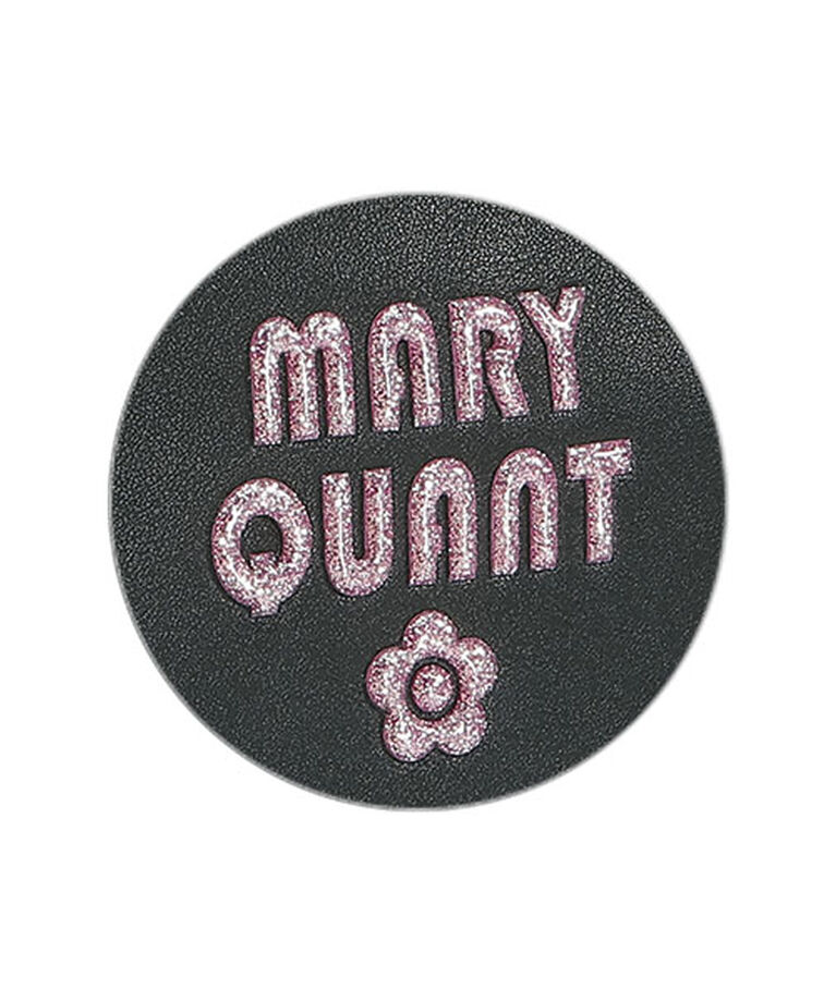 MARY QUANT「グリッターレトロロゴ バネクチポーチ」|ポーチ|