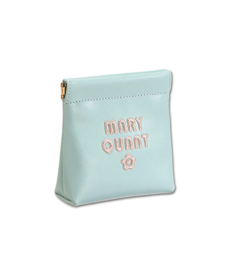 MARY QUANT「グリッターレトロロゴ バネクチポーチ」|ポーチ|