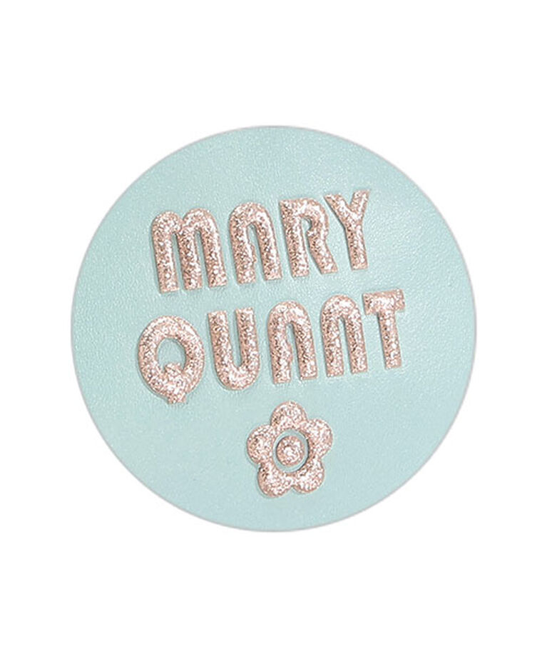 MARY QUANT「グリッターレトロロゴ バネクチポーチ」|ポーチ|