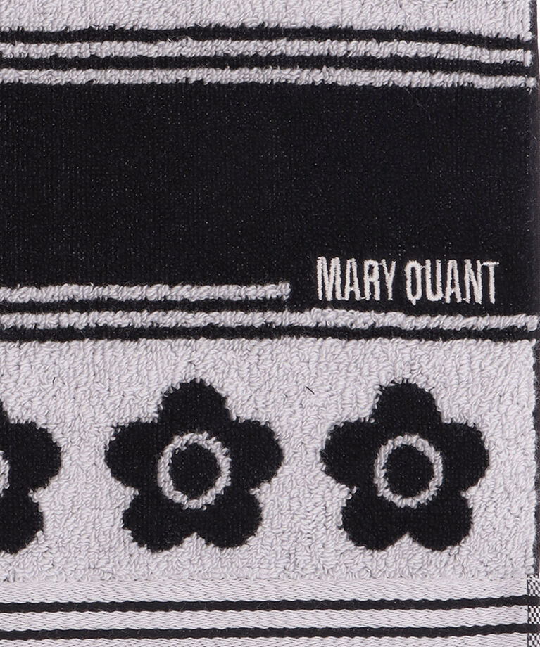 MARY QUANT「ボーダーインデイジー ミニタオル」|タオル|