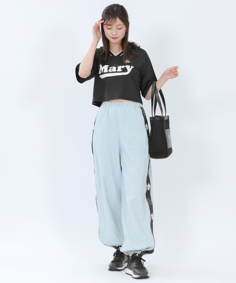 MARY QUANT「メッシュMARYロゴ刺繍 トート」|トートバッグ|