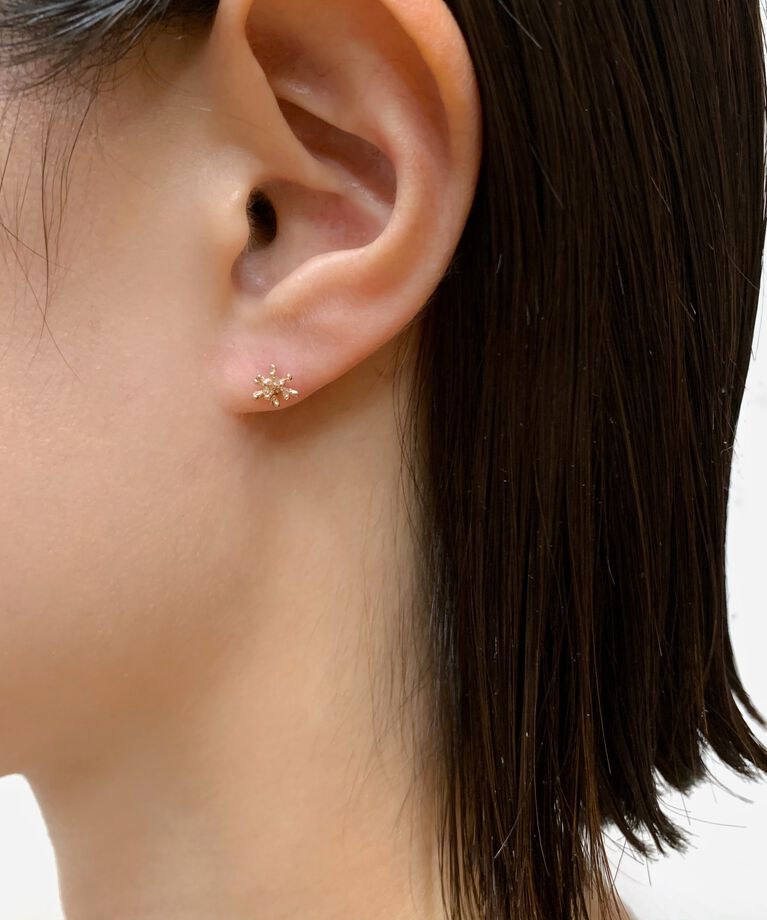 KAORU「スターダストピアス／K10ピンクゴールド」|ピアス|