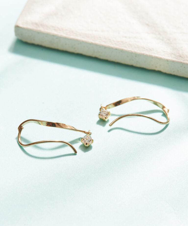 Phoebe「【K10】スウィングビジューピアス&イヤリング／BOX＆ショッパーつき」|ピアス|