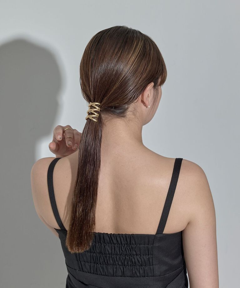 Phoebe「スリークロスメタルポニーフックヘアカフ」|その他|