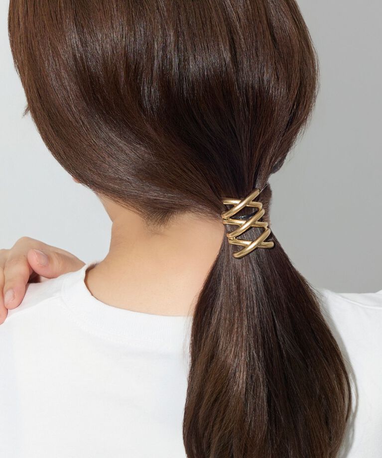 Phoebe「スリークロスメタルポニーフックヘアカフ」|その他|