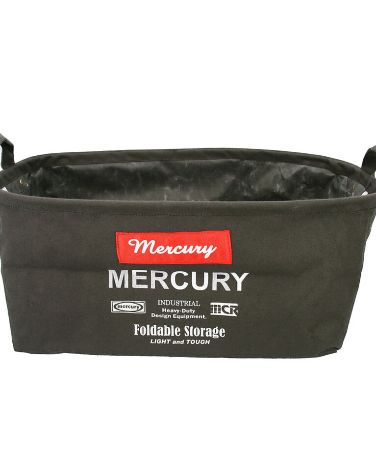 MERCURY「マーキュリー キャンバスバケツ 通販 収納ボックス 布 キャンバス 折りたたみ おしゃれ 雑貨」|その他|ブラック1
