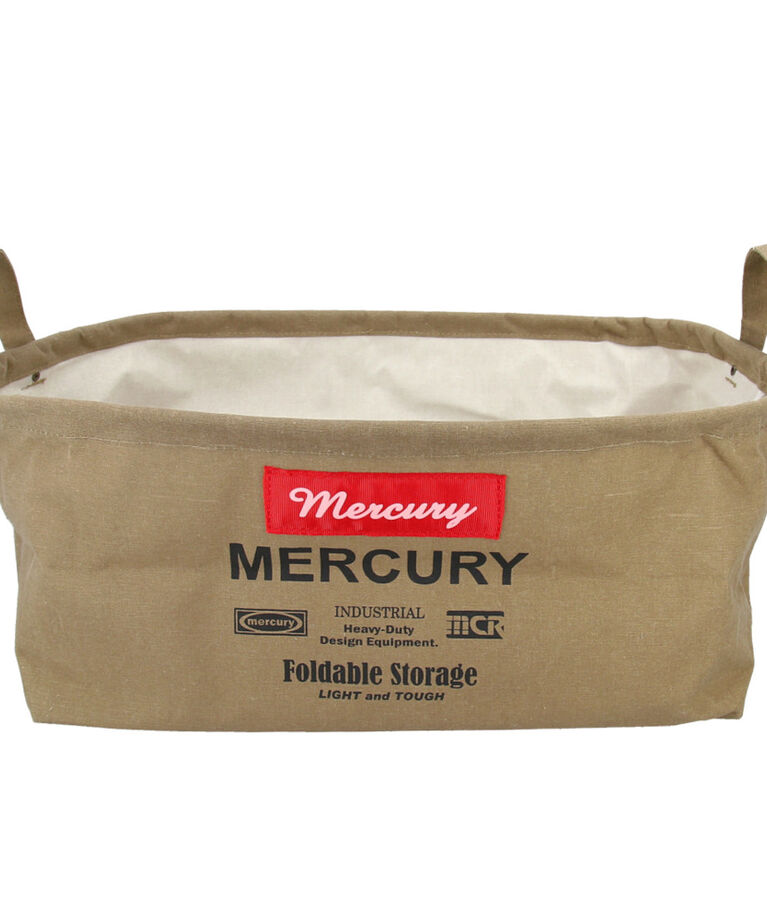 MERCURY「マーキュリー キャンバスバケツ 通販 収納ボックス 布 キャンバス 折りたたみ おしゃれ 雑貨」|その他|ベージュ1