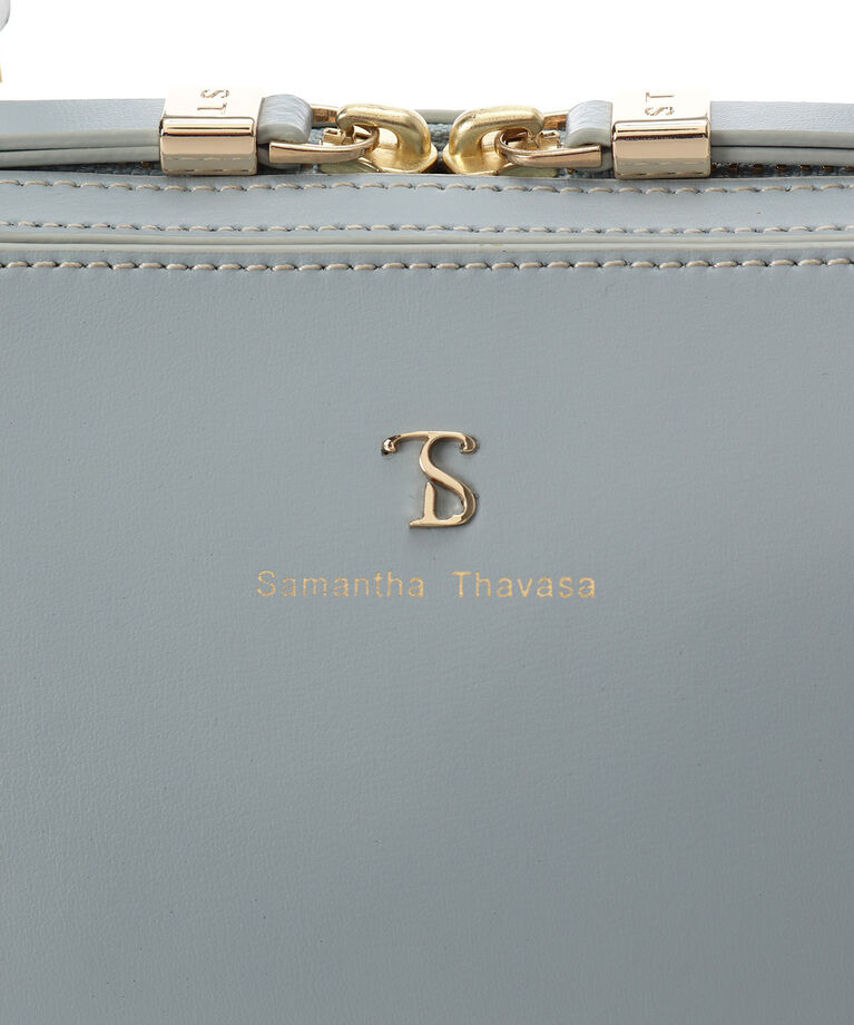 Samantha Thavasa「パネルスプリットレザーワンハンドルバッグ」|ハンドバッグ|
