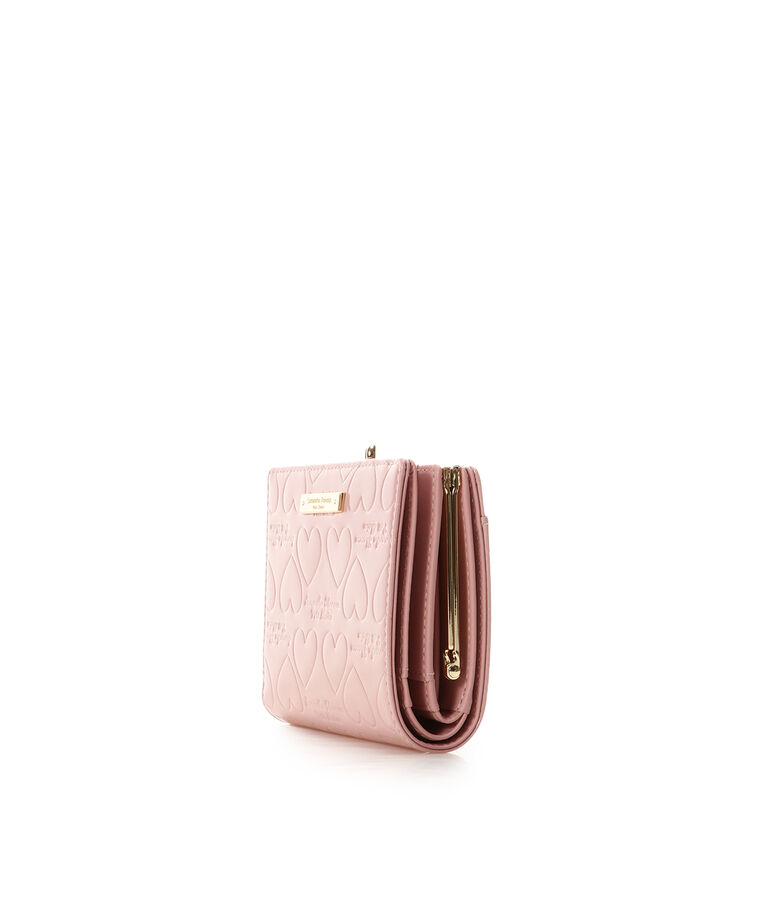 Samantha Thavasa Petit Choice「エナメルハート型押し 折財布」|財布|