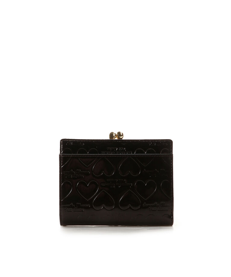 Samantha Thavasa Petit Choice「エナメルハート型押し 折財布」|財布|