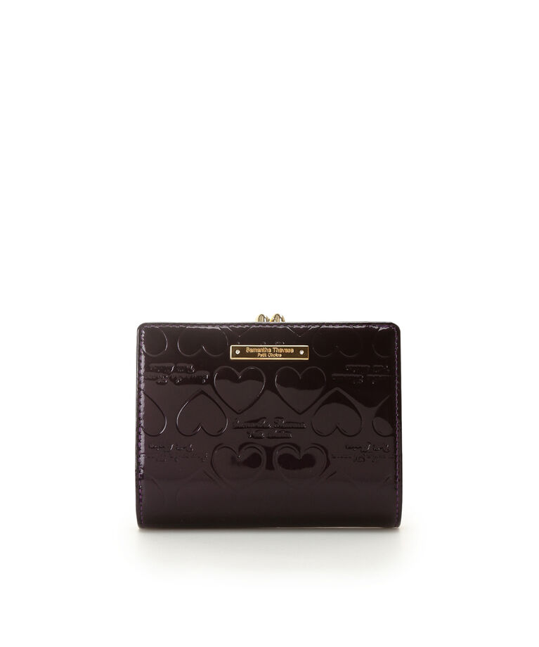Samantha Thavasa Petit Choice「エナメルハート型押し 折財布」|財布|ﾚｯﾄﾞﾊﾟｰﾌﾟﾙ