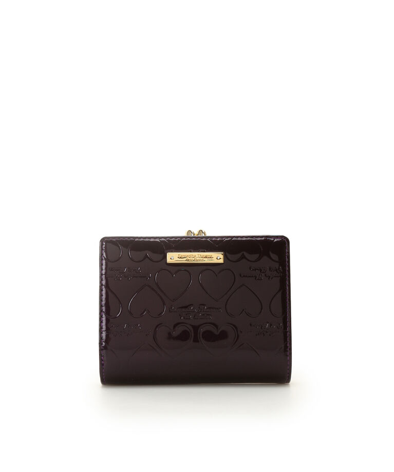 Samantha Thavasa Petit Choice「エナメルハート型押し 折財布」|財布|