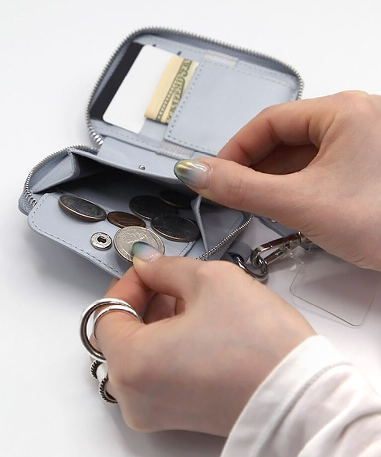 UNiCASE「Mag Shoulder Mini Wallet マグセーフ対応 財布 コインケース ストラップ」|ストラップ|