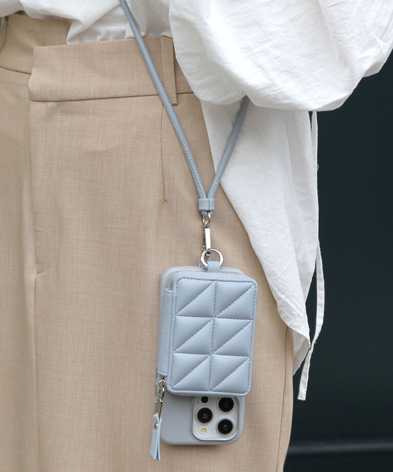 UNiCASE「Mag Shoulder Mini Wallet マグセーフ対応 財布 コインケース ストラップ」|ストラップ|