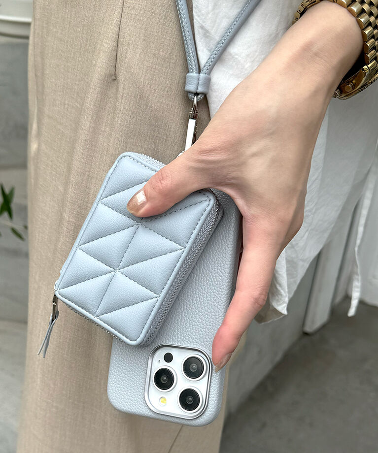 UNiCASE「Mag Shoulder Mini Wallet マグセーフ対応 財布 コインケース ストラップ」|ストラップ|