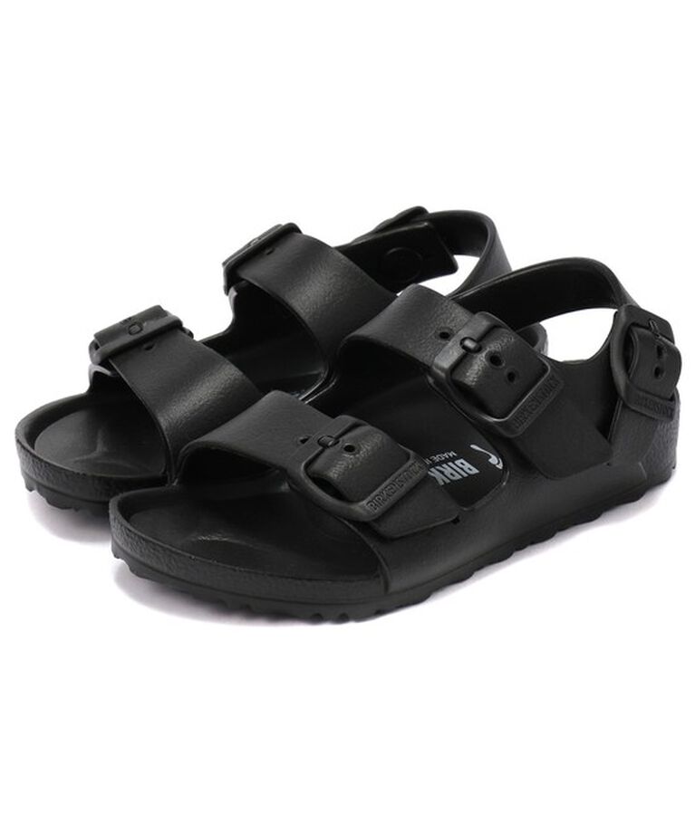 BIRKENSTOCK「【ビルケンシュトック】ミラノ イーブイエー/ブラック EVA/サンダル キッズ/MILANO」|サンダル|ブラック