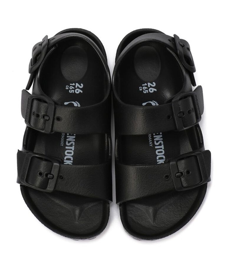 BIRKENSTOCK「【ビルケンシュトック】ミラノ イーブイエー/ブラック EVA/サンダル キッズ/MILANO」|サンダル|