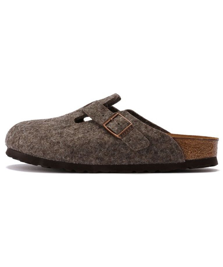 BIRKENSTOCK「【ビルケンシュトック】ボストン/カカオ ウール/クロッグ レディース/BOSTON」|サンダル|