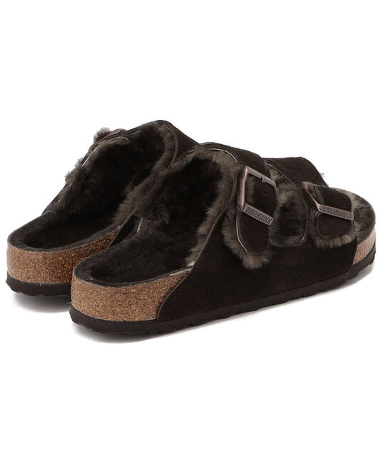 BIRKENSTOCK「【ビルケンシュトック】アリゾナ/モカ スエードレザー ファー/サンダル メンズ/ARIZONA」|サンダル|