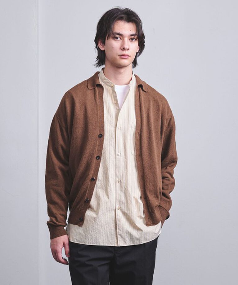 UNITED ARROWS「カリビアーナミルズ ポプリン バンドカラーシャツ」|シャツ・ブラウス|