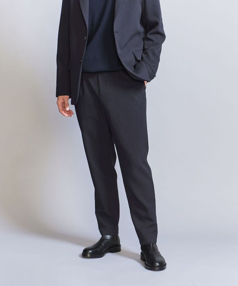 BEAUTY&YOUTH UNITED ARROWS「TORAY WLZ 1プリーツ テーパードパンツ ‐セットアップ対応‐」|チノ|