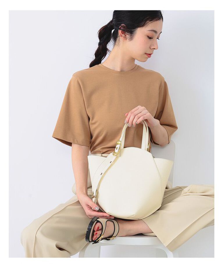 Demi-Luxe BEAMS 「TOFF&LOADSTONE × Demi-Luxe BEAMS / ヘプタゴン リザード ハンドバッグ M」|トートバッグ|