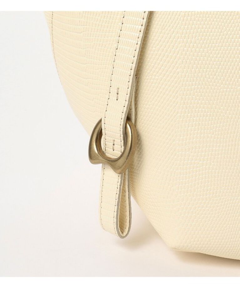 Demi-Luxe BEAMS 「TOFF&LOADSTONE × Demi-Luxe BEAMS / ヘプタゴン リザード ハンドバッグ M」|トートバッグ|