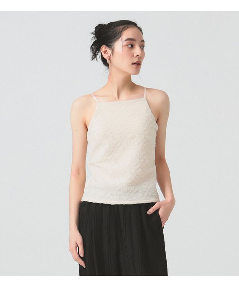 Ray BEAMS 「チュール ジャガード カップ キャミソール」|キャミソール|OFF_WHITE