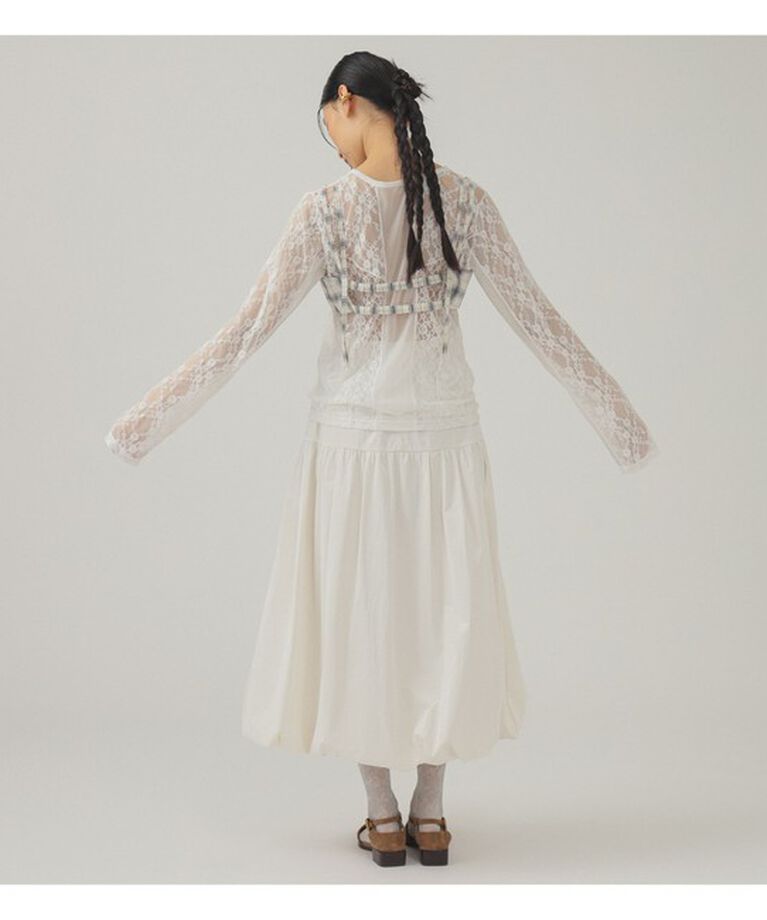Ray BEAMS 「レース キリカエ ロングスリーブ Tシャツ」|その他|