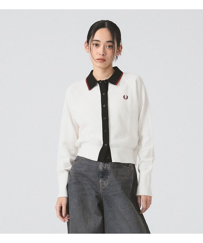 Ray BEAMS 「【別注】FRED PERRY / KNITTED CARDIGAN」|カーディガン|