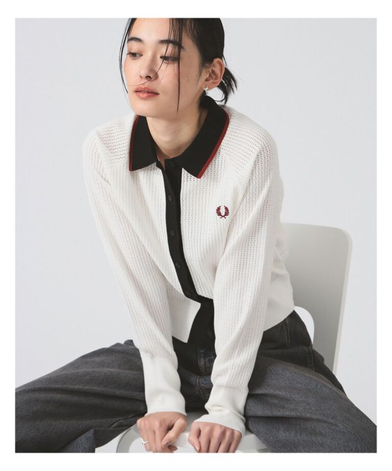 Ray BEAMS 「【別注】FRED PERRY / KNITTED CARDIGAN」|カーディガン|
