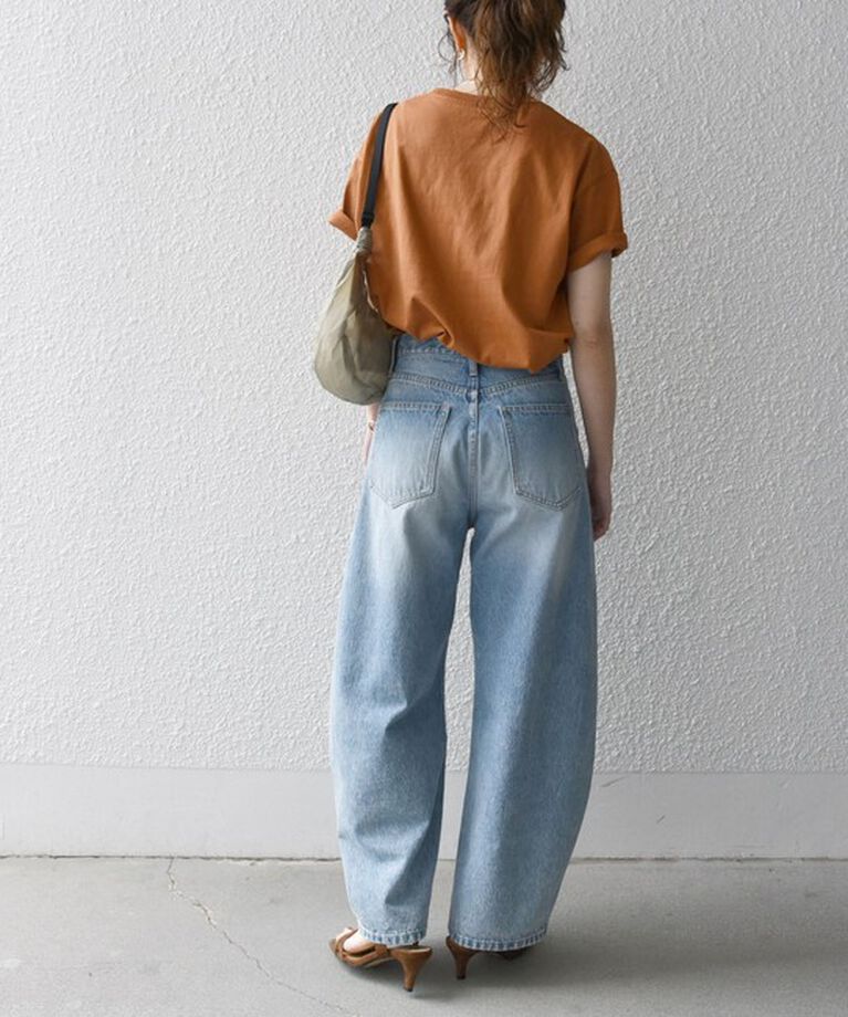 SHIPS any「【SHIPS any別注】THE KNiTS:〈洗濯機可能〉ラウンドヘム ロゴ ショート TEE 24SS」|Tシャツ・カットソー|