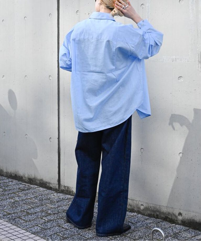 OUTDOOR PRODUCTS Usual Things「リネンブレンド ワイド シアーシャツ」|シャツ・ブラウス|