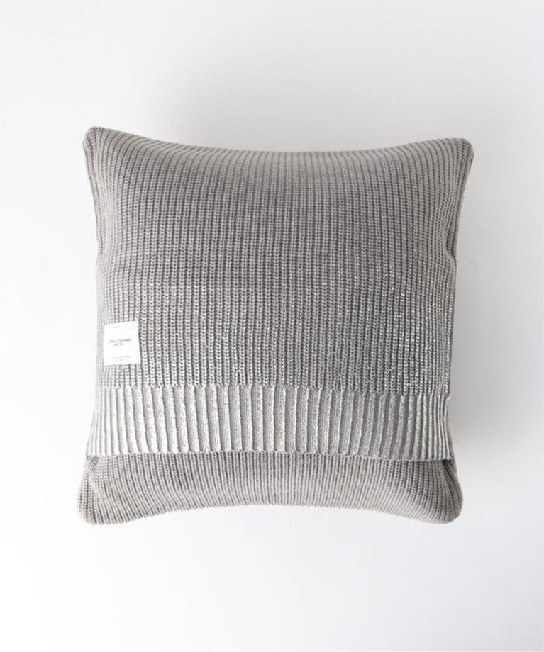 journal standard Furniture「SILVER PRINT KNIT CUSHION　クッションカバー 45cm」|クッション・クッションカバー|