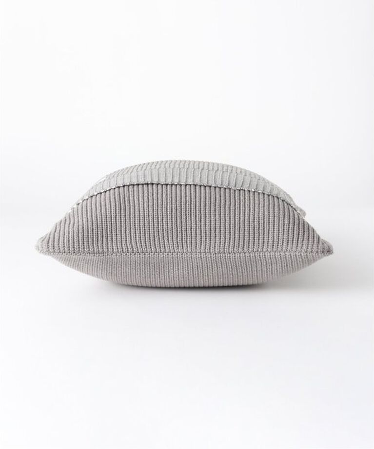 journal standard Furniture「SILVER PRINT KNIT CUSHION　クッションカバー 45cm」|クッション・クッションカバー|